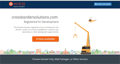 Desktop Screenshot of crossbordersolutions.com